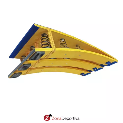 Trampolin Gimnasia 9 Resortes Uk Time.