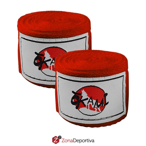 Vendas Artes Marciales Okami Rojo.