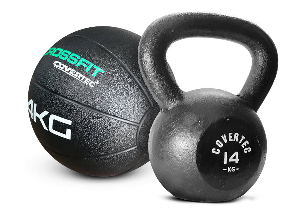 Pesas y balones crossfit