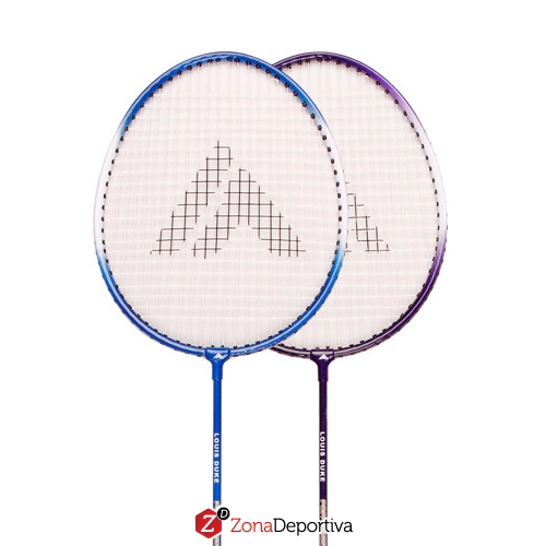 Set badminton 2 raquetas 3 plumas Flott