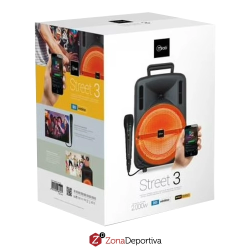 Parlante Bluetooth USB Street 3 Mlab.