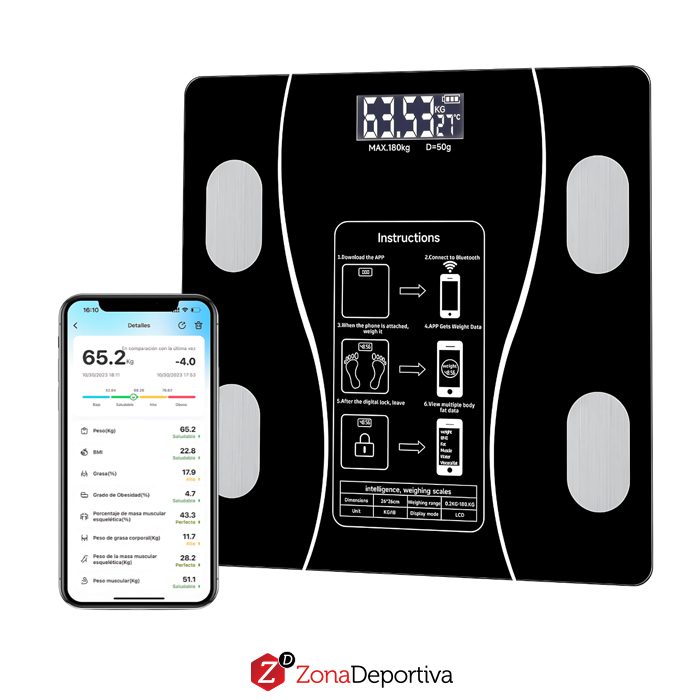 Balanza Digital Inteligente Bluetooth