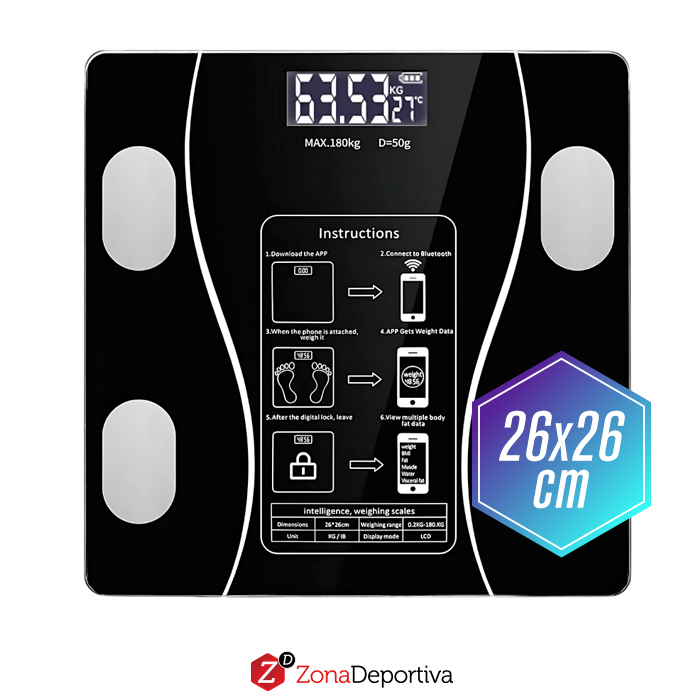 Balanza Digital Inteligente Bluetooth