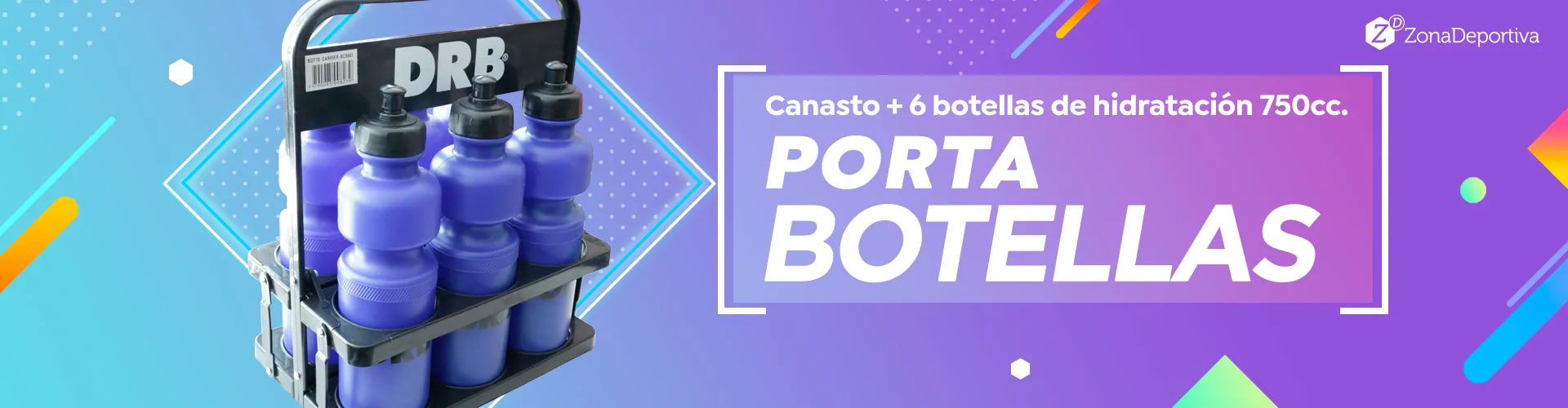 Porta Botellas en Zona Deportiva