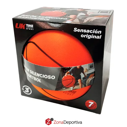 Balon esponja PU Basquetbol Silencioso UK TIME