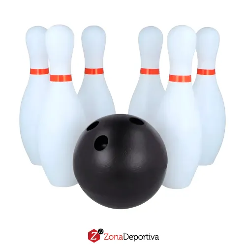 Set Palitroques Plastico 6 bolos 1 pelota