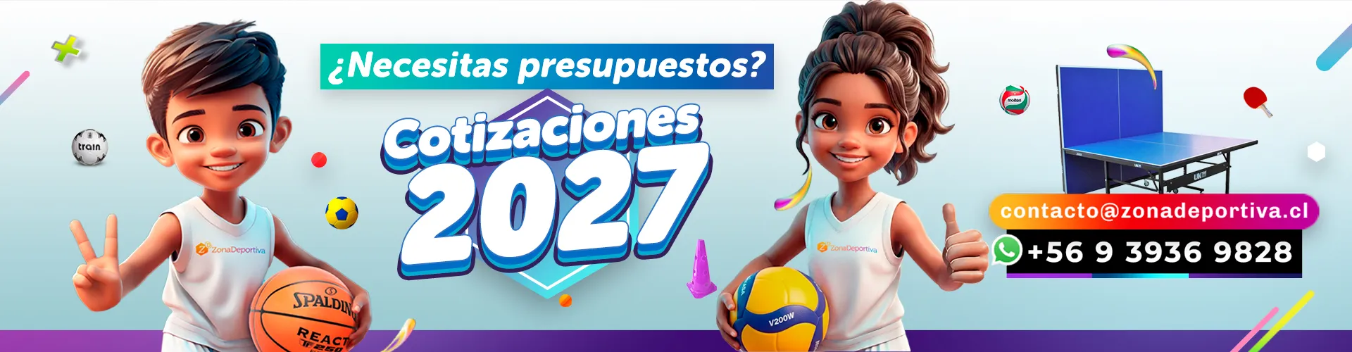 Cotizaciones articulos deportivos colegios