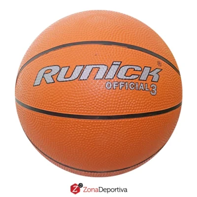 Balon Basquetbol Nº3 Goma RUNICK